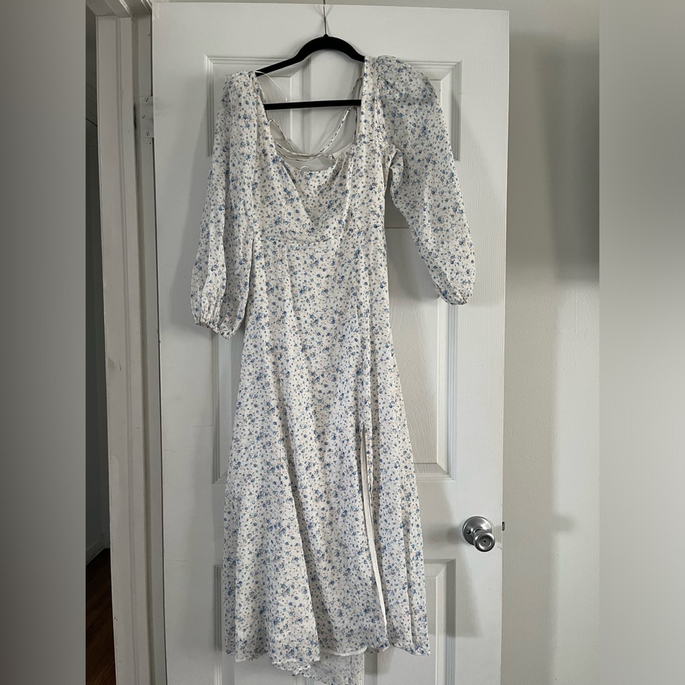 ASTR long dress with open back